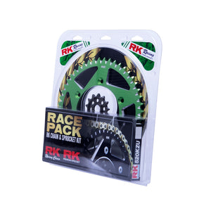 RK Racing Chain & Sprocket Kit Gold/Green 13/48