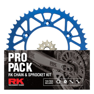 RK Racing Chain & Sprocket Kit Gold/Blue 13/50