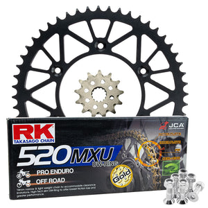 RK Racing Chain & Sprocket Kit Gold/Black 13/50