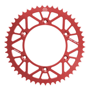 JT Alloy Racelite Sprocket 49T 520 Red