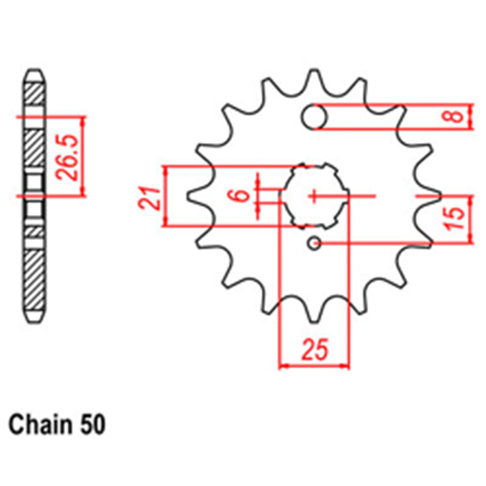 Front Sprocket KAWASAKI 530*