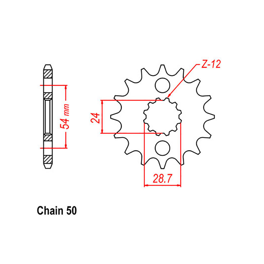 Front Sprocket KAWASAKI 530
