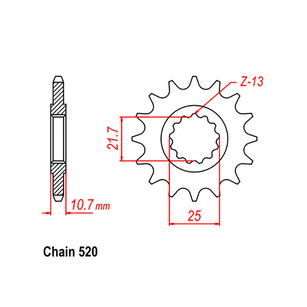 Front Sprocket YAMAHA 520
