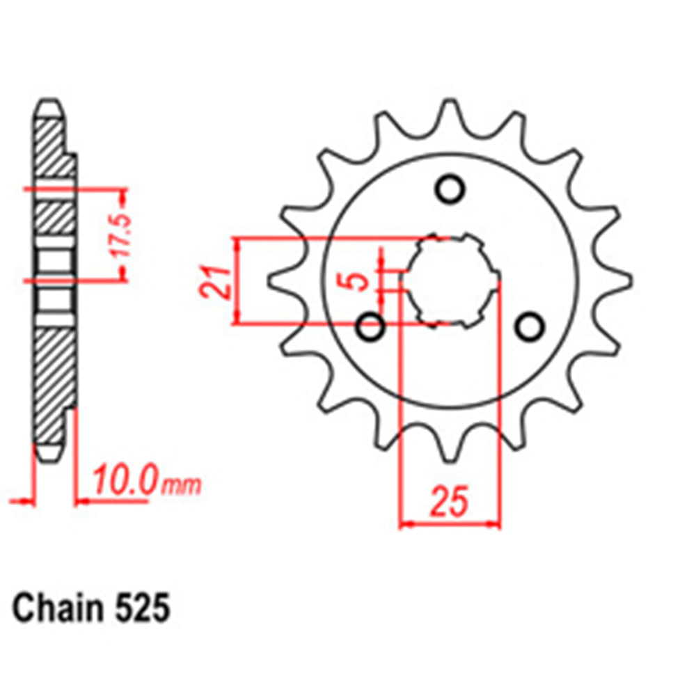 Front Sprocket SUZUKI 525