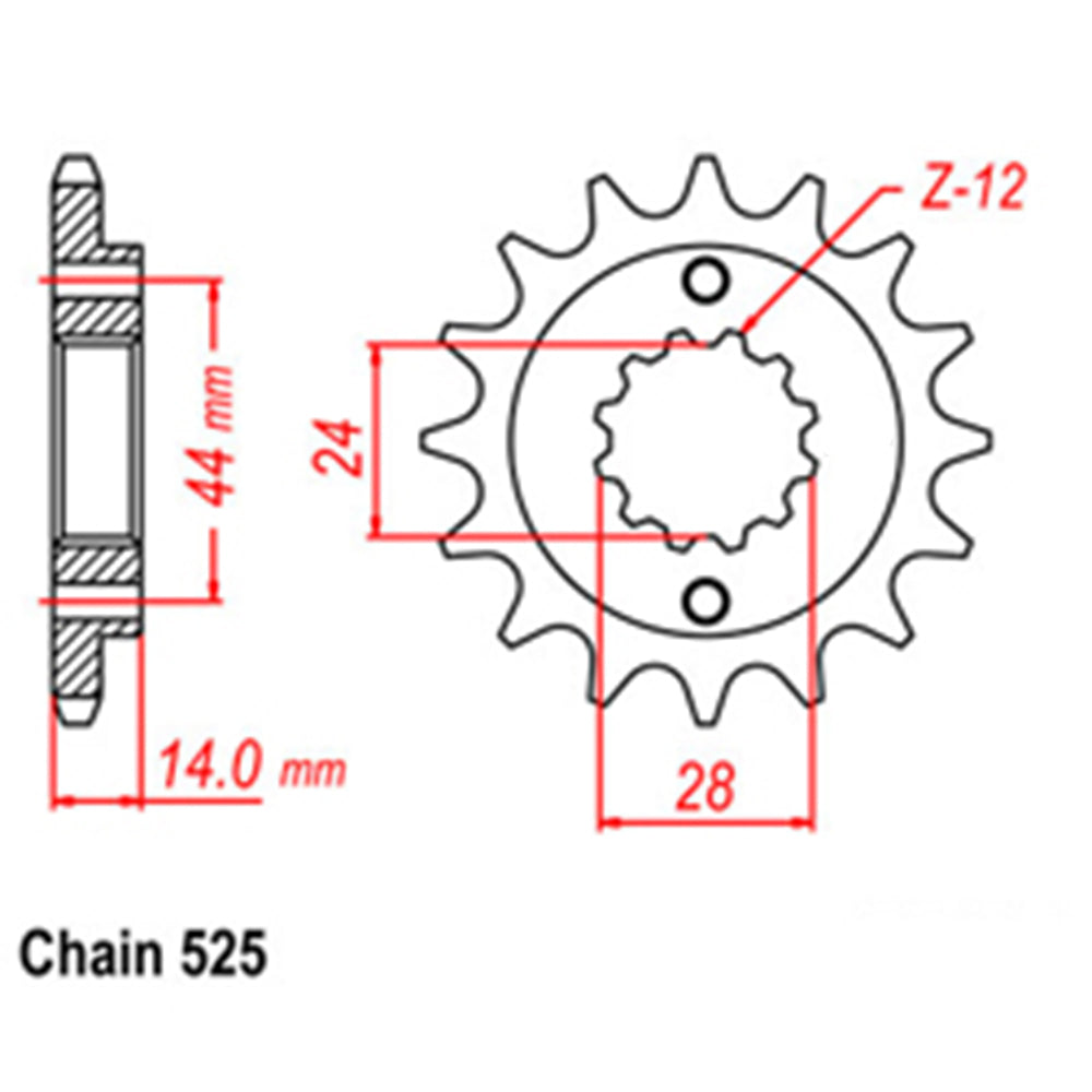 Front Sprocket HONDA 525*