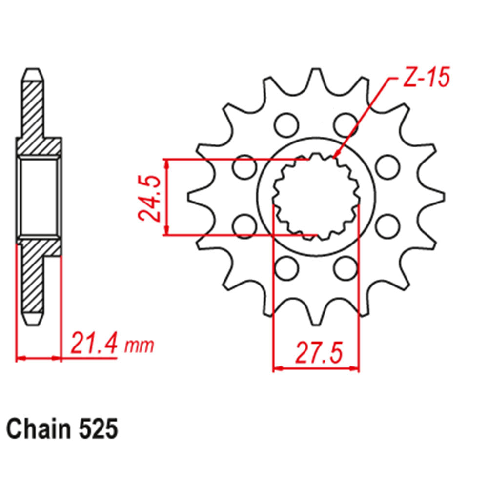 Front Sprocket APRILIA 525