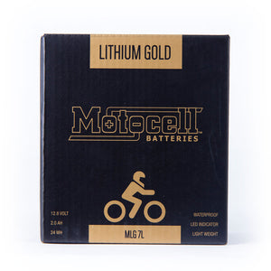 MOTOCELL Lithium Gold MLG7L 24WH
