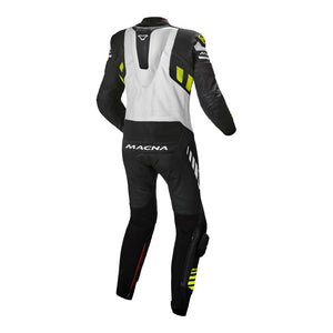 MACNA Suit Tracktix 1pc Black/White/Yellow 52 L*