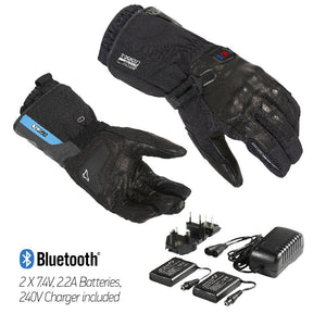 MACNA Heated Gloves Progress RTX Electric Black 3XL*