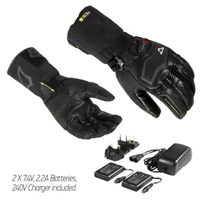 MACNA Heated Gloves Ion Battery Operated Black XL*