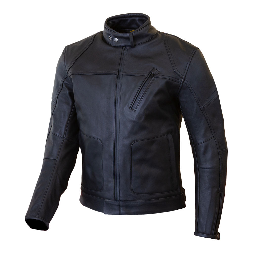 MERLIN Jacket Gable Waterproof Leather Black 44 XL^