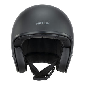 MERLIN Helmet Blackbird Matt Black L