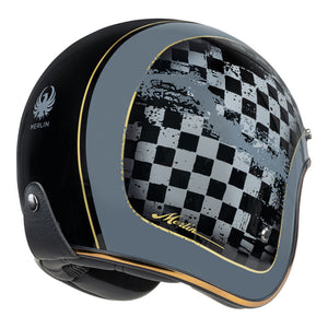 MERLIN Helmet Blackbird Racer Black XL