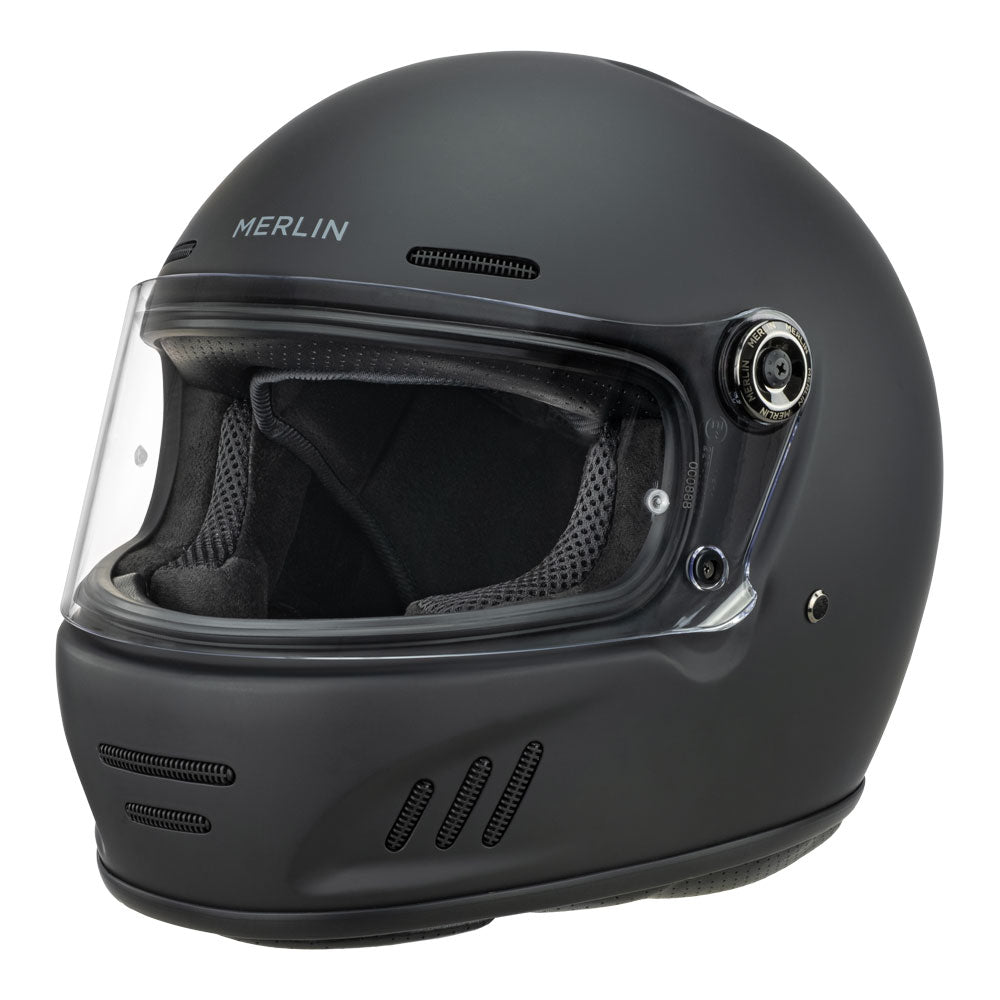 MERLIN Helmet Revival Matt Black XL