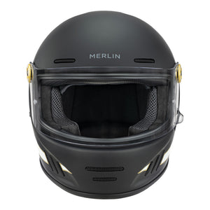 MERLIN Helmet Revival Flash Matt Black L
