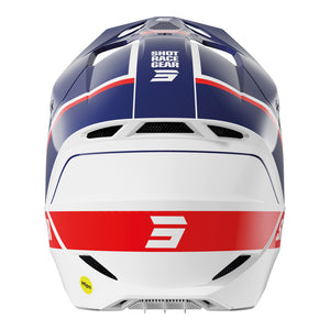 SHOT Helmet Race Mythic Glossy Blue/Red S*