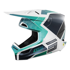 SHOT Helmet Race Phaser Pearly Blue/Turquoise S*