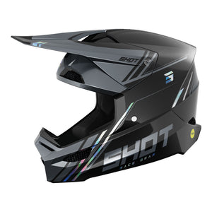 SHOT Helmet Race Sprint Pearly Black Holographic M*