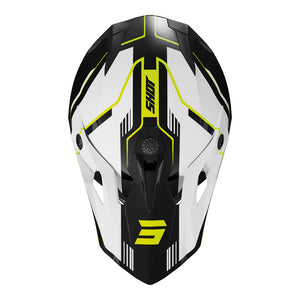 SHOT Helmet Pulse Lines Glossy Black/Neon Yellow L