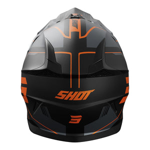 SHOT Helmet Pulse Lines Matt Black/Orange XS