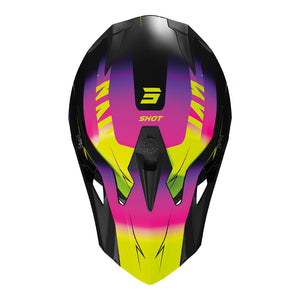 SHOT Kids Helmet Pulse X-Treme Glossy Pink/Neon Yellow M*
