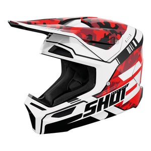 SHOT Helmet Furious Flash Red Glossy M