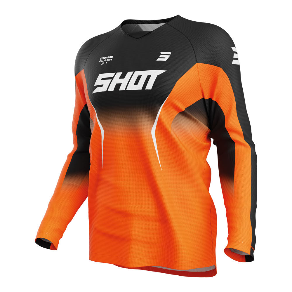 SHOT Jersey Draw Clash Orange M