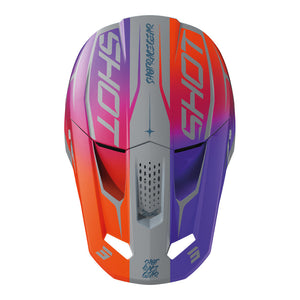 SHOT Kids Helmet Speed Side Purple Matt YS