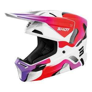 SHOT Helmet Furious Zebra Pink Glossy L