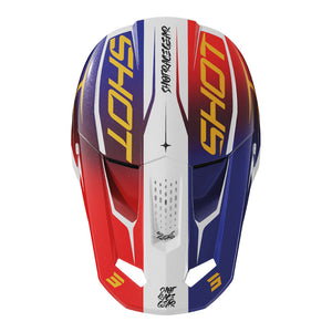 SHOT Kids Helmet Speed Side Red/Blue Pearly YL
