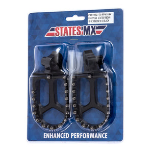 STATES MX Footpegs SUZUKI Black