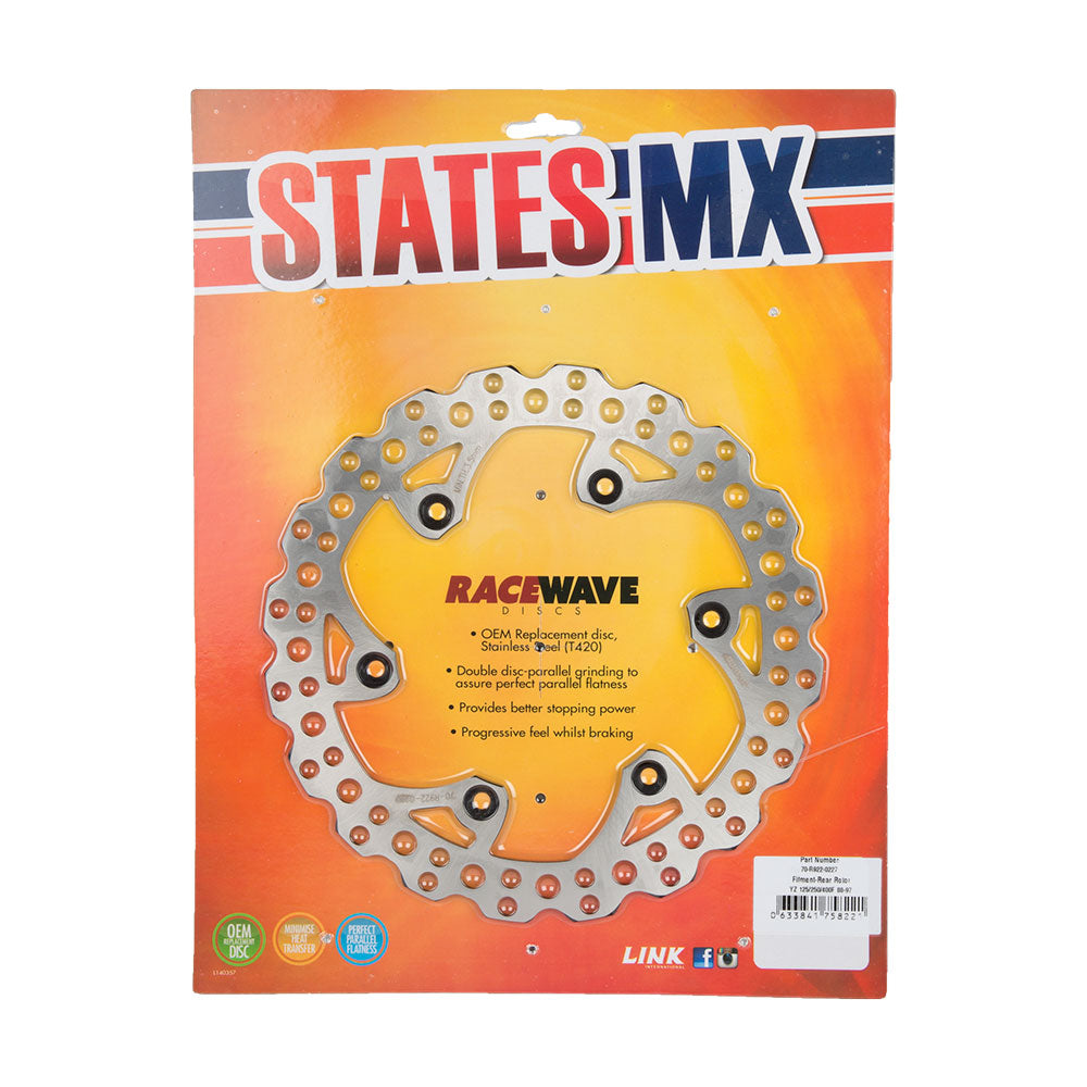 STATES MX Race Wave Disc YAMAHA Rear*