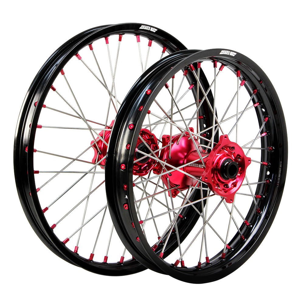 STATES MX Wheel Set HUSKY 14 Black/Blue