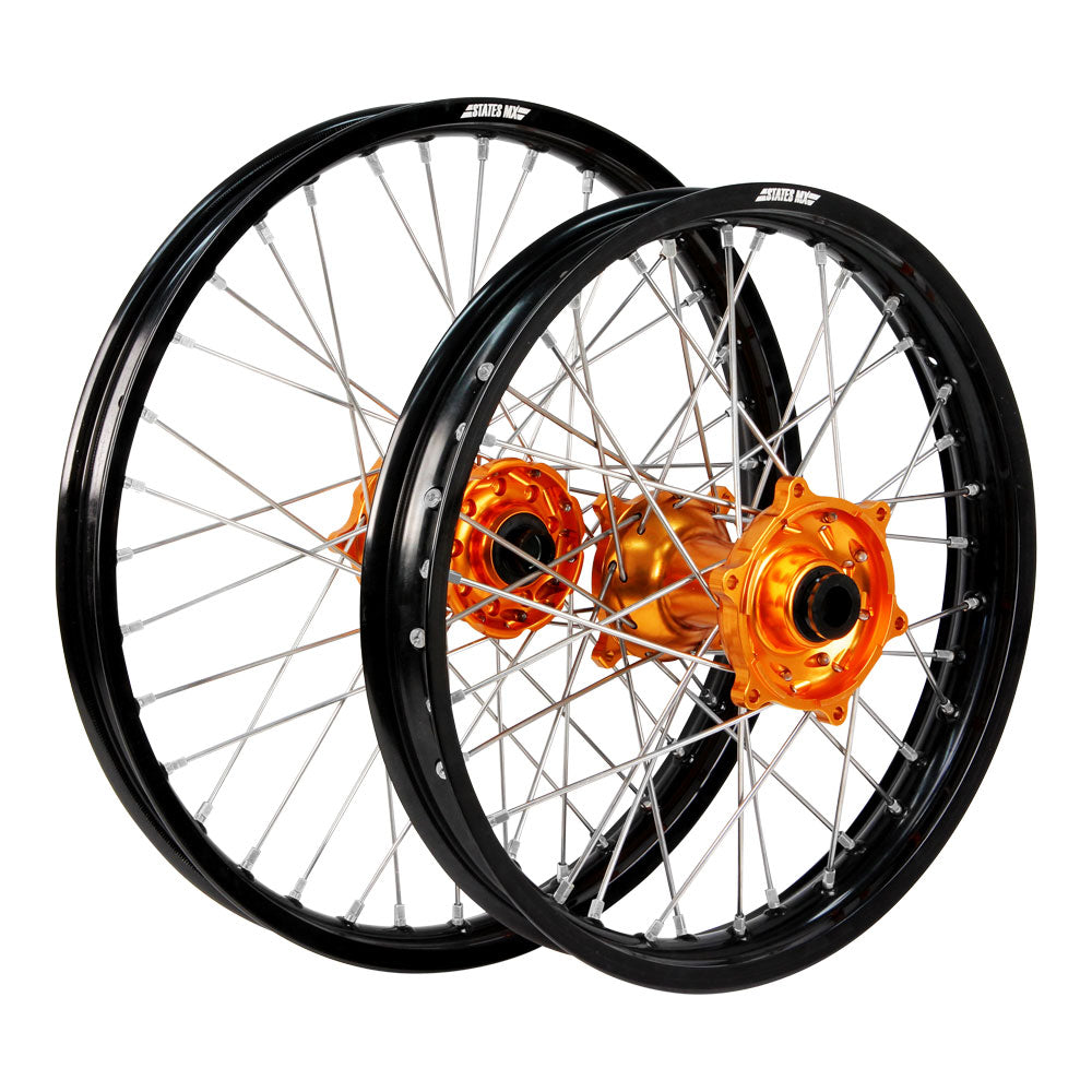 STATES MX Wheel Set KTM EXC 03-UP Black/Orange