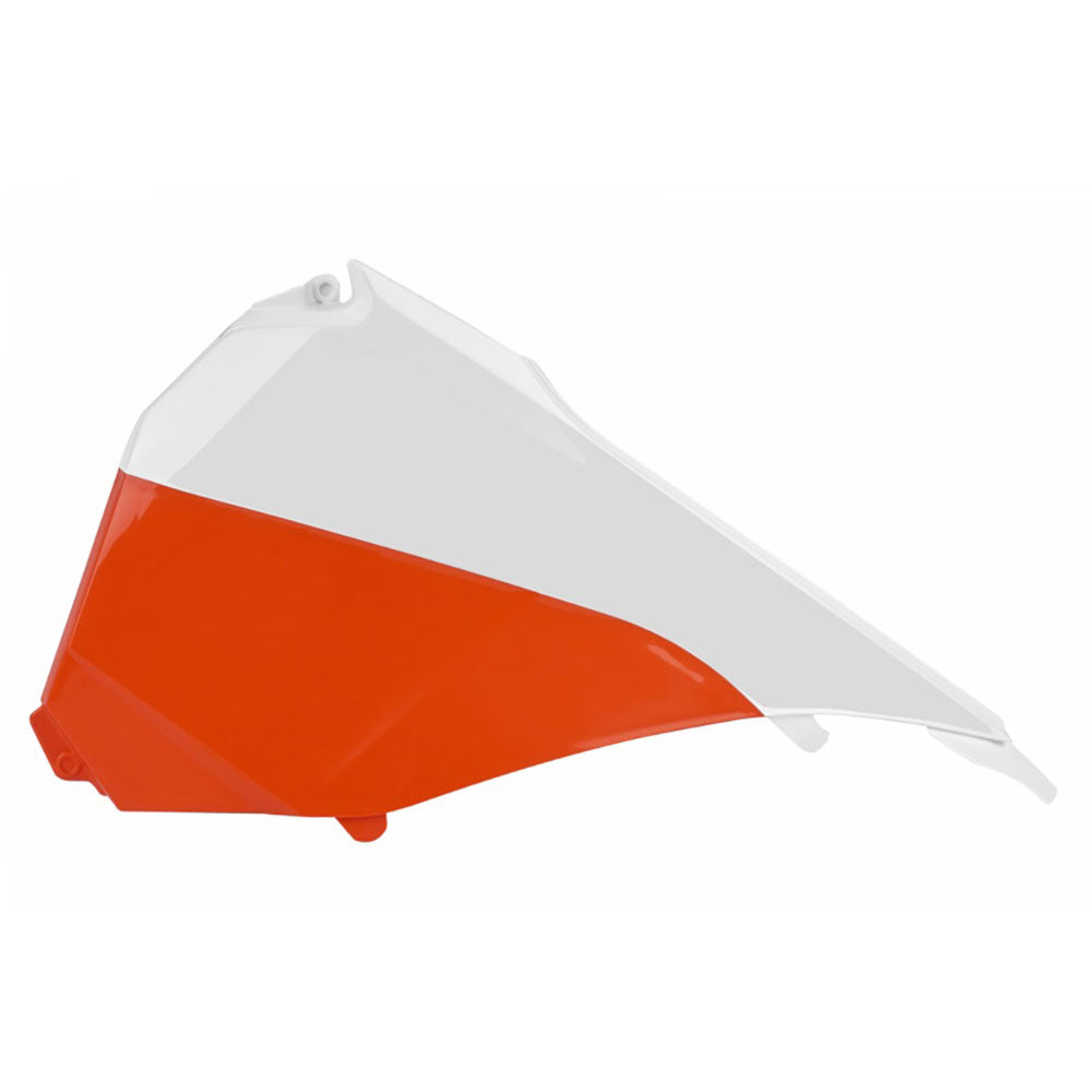 POLISPORT Airbox Covers KTM SX/SXF 13-16 White/Orange^