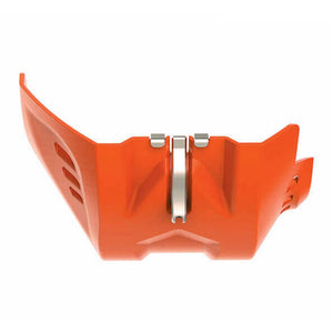 POLISPORT Fortress Skid Plate & linkage KTM/HUSQ Orange^