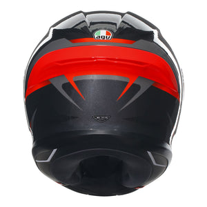AGV K6 S Slashcut Black/Red XL