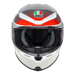 AGV K6 S Smu Fision White/Red/Light Grey M