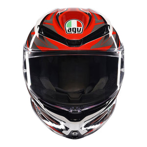 AGV K6 S Reeval White/Red/Grey S