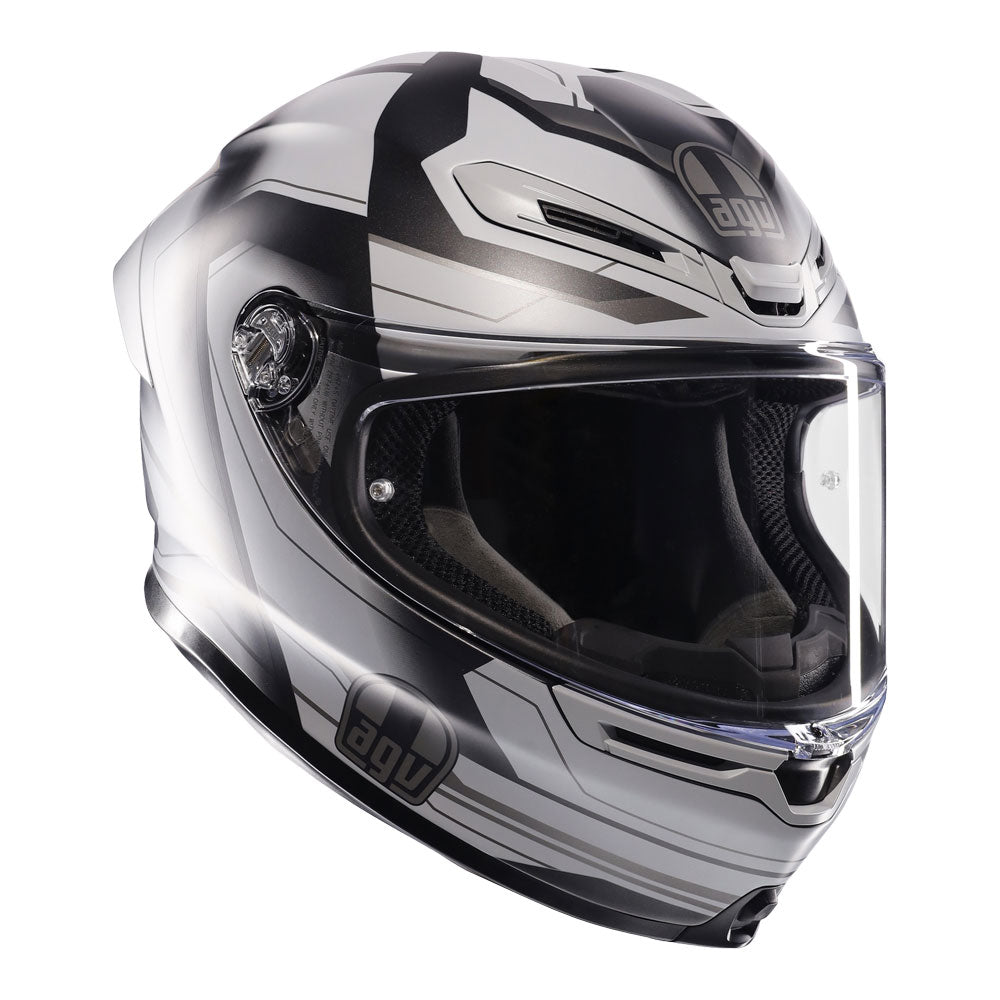 AGV K6 S Ultrasonic Matt Black/Grey XL