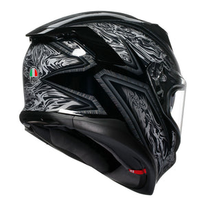 AGV K7 Damascus Black/Silver L