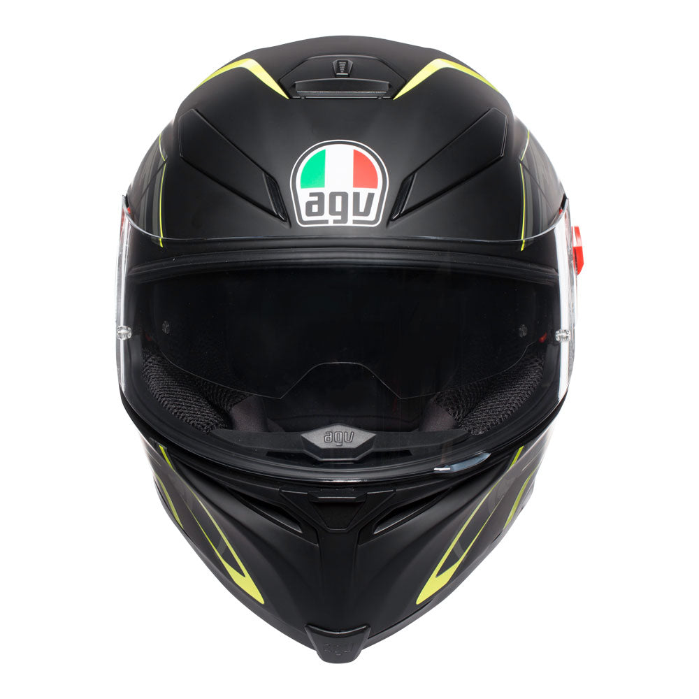 AGV K5 S Tornado Matt Black/Yellow Fluro S*