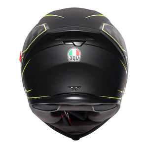AGV K5 S Tornado Matt Black/Yellow Fluro XL*