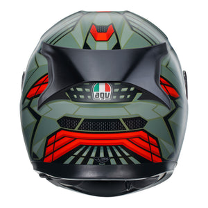 AGV K3 Decept Matt Black/Green/Red M