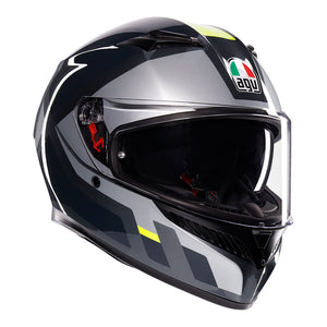 AGV K3 Shade Grey/Fluro Yellow 2XL