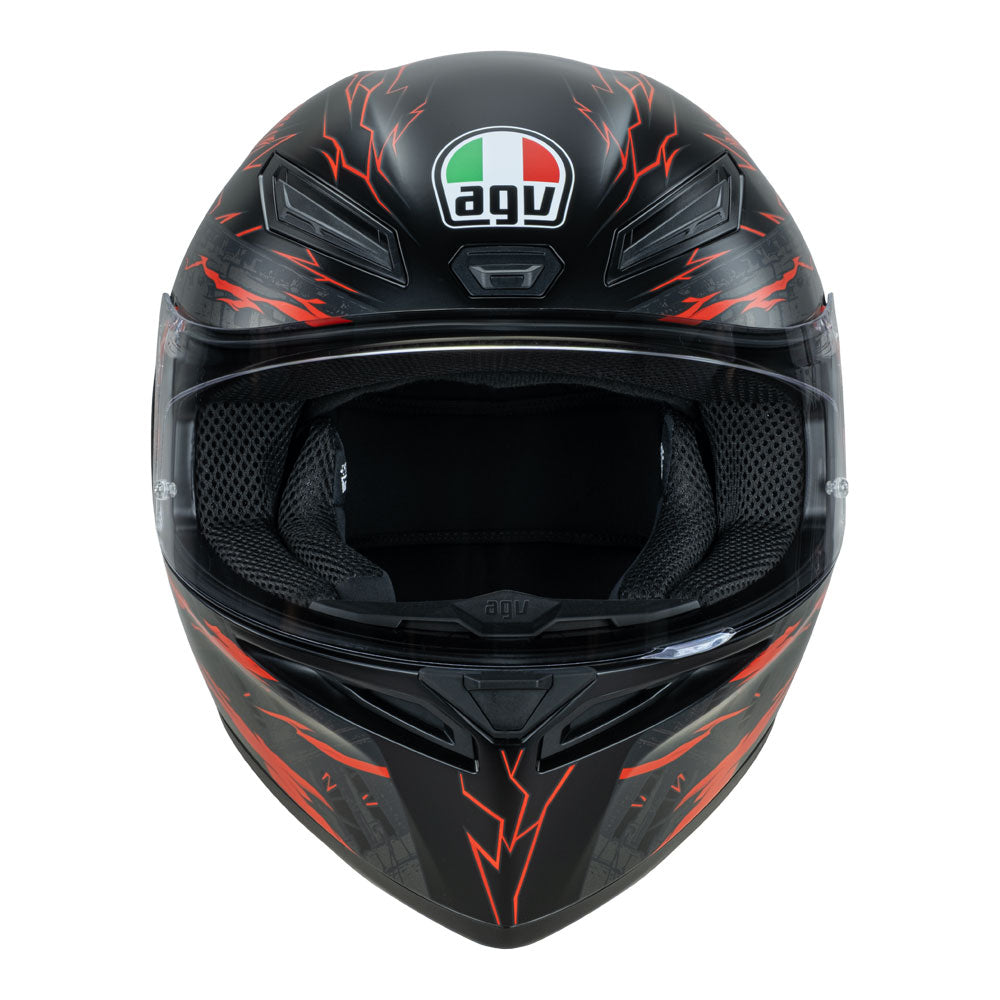 AGV K1 S Gladiator Matt Black/Gold/Red S