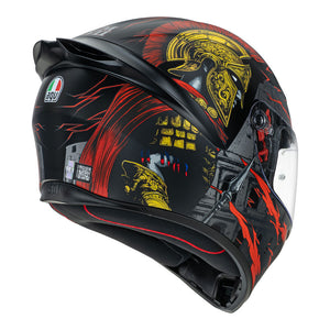 AGV K1 S Gladiator Matt Black/Gold/Red L