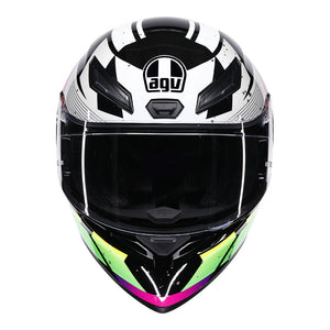 AGV K1 S Punkpulse Black/Purple/Lime M