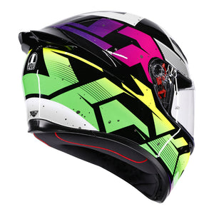 AGV K1 S Punkpulse Black/Purple/Lime M