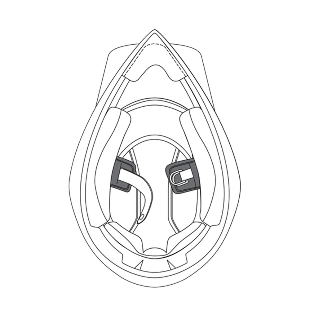 AGV Chinstrap Pads AX9 2XS-XS